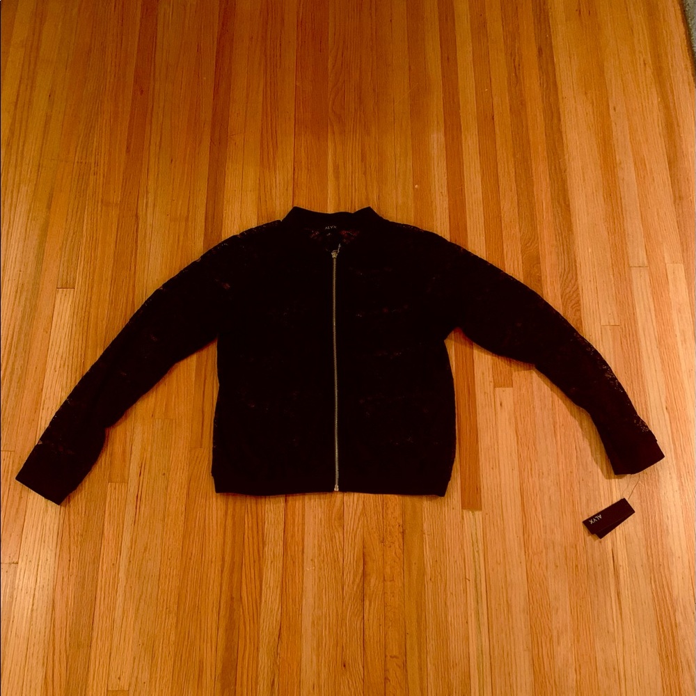 Alyx Black Lace Baseball Jacket